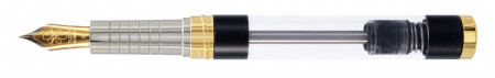 Diplomat NeXus Demo Fountain Pen - Black Gold Trim